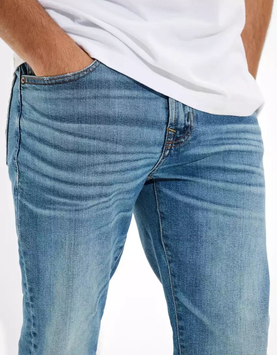 Jean American Eagle AE AirFlexSkinny Indigo Homme | LMA-73501937